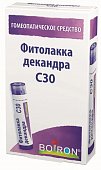 Купить фитолакка декандра c30, гранулы гомеопатические, 4г в Дзержинске