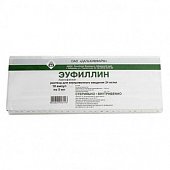 Купить эуфиллин, раствор для внутривенного введения 24мг/мл, ампулы 5мл, 10 шт в Дзержинске