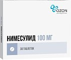 Купить нимесулид, таблетки 100мг, 30шт в Дзержинске