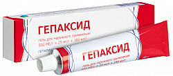 Купить гепаксид, гель для наружного применения 500 ме/г+25 мг/г+150 мг/г, 45г в Дзержинске