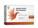 Купить м актив железо бисглицинат, таблетки массой 1200 мг, 30 шт бад в Дзержинске