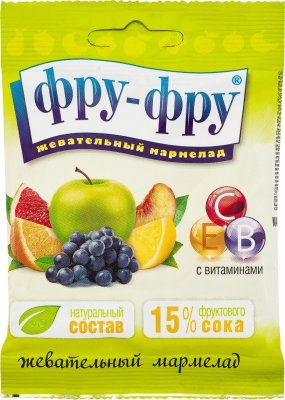 Купить мармелад фру-фру фрукты-ягоды, 30г в Дзержинске