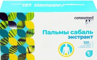 Купить пальмы сабаль экстракт консумед (consumed), капсулы 480мг, 90 шт бад в Дзержинске