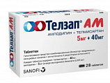 Купить телзап ам, таблетки 5мг+40мг, 28 шт в Дзержинске