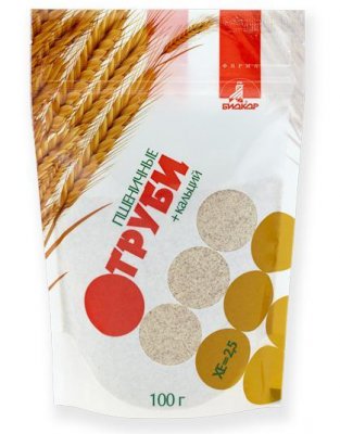 Купить отруби лито пшеничные молотые кальций, 100г бад в Дзержинске