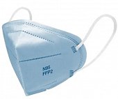 Купить респиратор детский 5-9лет фильтрующий одноразовый без клапана №95/ffp2, 1 шт голубой в Дзержинске
