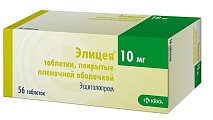 Купить элицея, таблетки, покрытые пленочной оболочкой 10мг, 56 шт в Дзержинске