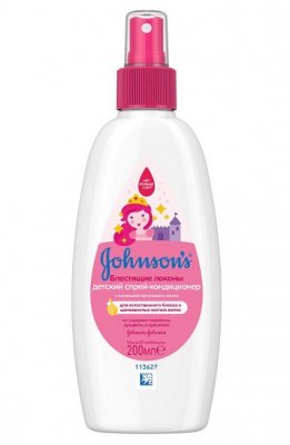 Купить johnson's baby (джонсон беби) спрей для волос блестящие локоны 200мл в Дзержинске