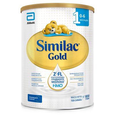 Купить симилак (similac) gold 1, смесь молочная 0-6 мес. 800г в Дзержинске