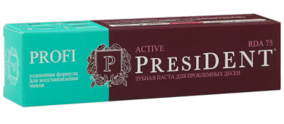 Купить президент (president) зубная паста актив, 50мл в Дзержинске