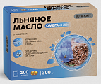 Купить льняное масло bioforte, капсулы 100шт бад в Дзержинске