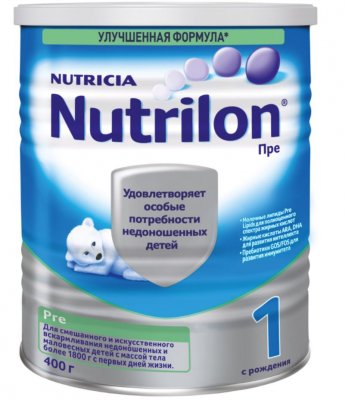 Купить nutrilon pre 1 (нутрилон) сухая смесь детская с рождения, 400г в Дзержинске