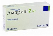 Купить амарил, таблетки 2мг, 30 шт в Дзержинске