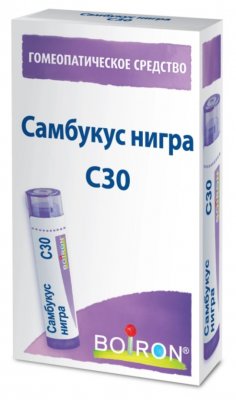 Купить самбукус нигра с30, гомеопатический монокомпонентный препарат растительного происхождения, гранулы гомеопатические 4 гр в Дзержинске