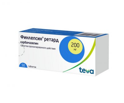 Купить финлепсин ретард, таблетки пролонгированного действия 200мг, 50 шт в Дзержинске
