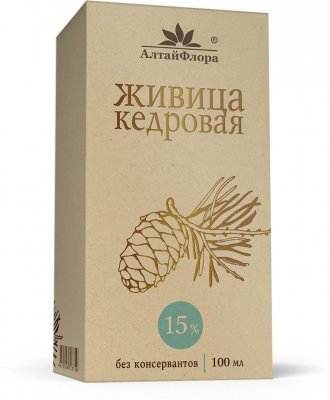 Купить живица кедровая алтайфлора, 15% 100мл (алтайская чайная компания, нпц ооо, россия) в Дзержинске