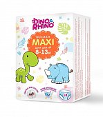 Купить подгузники - трусики для детей дино и рино (dino & rhino) размер maxi 8-13 кг, 18 шт в Дзержинске