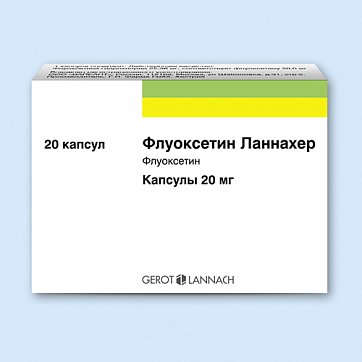 Флуоксетин Ланнахер, капсулы 20мг, 20 шт