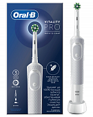 Купить oral-b (орал-би) электрическая зубная щетка vitality pro d103.413.3 тип 3708 с зарядным устройством, тип 3757, белый в Дзержинске