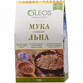 Купить oleos (олеос) мука семени льна, пакет 300г бад в Дзержинске
