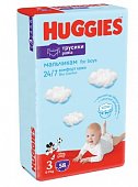 Купить huggies (хаггис) трусики 3 для мальчиков, 7-11кг 58 шт в Дзержинске