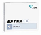 Купить бисопролол, таблетки, покрытые пленочной оболочкой 10мг, 30 шт в Дзержинске