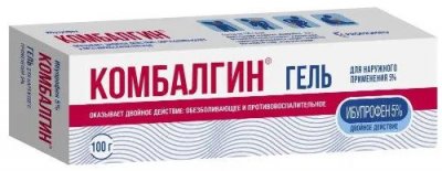 Купить комбалгин, гель для наружного применения 5%, туба 100г в Дзержинске