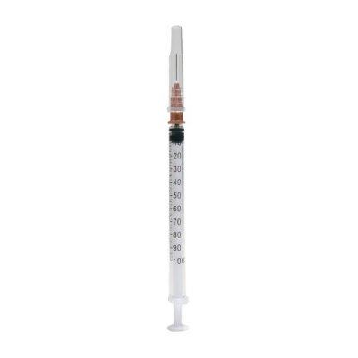 Купить шприц 1мл инекта инсулиновый трехдетальный с иглой 26g (0,45х13мм), 20 шт в Дзержинске