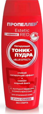 Купить пропеллер estetic red матирующий тоник-пудра zinc oxide, 100мл в Дзержинске