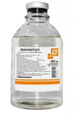 Купить маннитол, раствор для инфузий 15%, флакон 400мл, 12 шт в Дзержинске