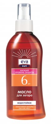 Купить eva sun (ева сан) масло для загара, 150мл spf6 в Дзержинске