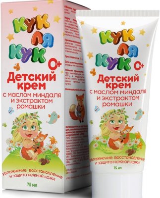 Купить кук ля кук крем детский с маслом миндаля и экстрактом ромашки 0+, 75мл в Дзержинске