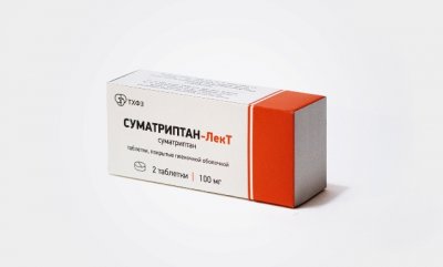 Купить суматриптан-лект, таблетки, покрытые пленочной оболочкой 100мг, 2шт в Дзержинске