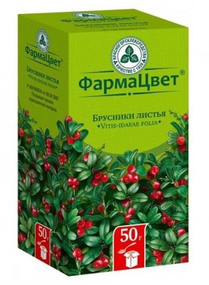 Купить брусники листья, пачка 50г в Дзержинске