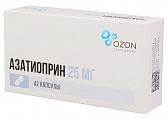 Купить азатиоприн, капсулы 25мг 42шт в Дзержинске