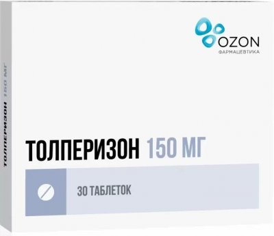 Купить толперизон, таблетки, покрытые пленочной оболочкой, 150мг, 30шт в Дзержинске