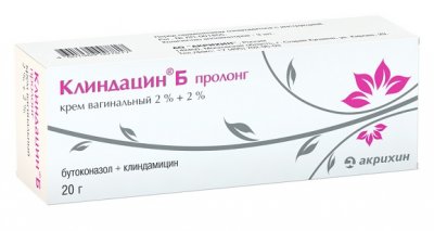 Купить клиндацин б пролонг, крем вагинальный 2%+2%, 20г в Дзержинске