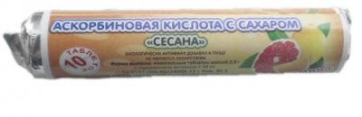 Купить аскорбиновая кислота с сахаром таблетки 10 шт бад в Дзержинске