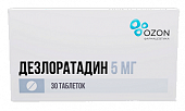Купить дезлоратадин, таблетки, покрытые пленочной оболочкой 5мг, 30шт от аллергии в Дзержинске