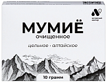 Купить мумие очищенное алтайский нектар, 10г бад в Дзержинске