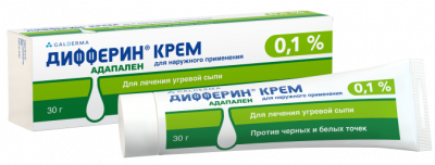 Купить дифферин, крем для наружного применения 0,1%, 30г в Дзержинске