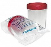 Купить контейнер для биопроб стерильный 100мл, в индивидуальной упаковке в Дзержинске
