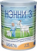 Купить нэнни 3 смесь на основе натурального козьего молока с пребиотиками с 12 месяцев, 400г в Дзержинске