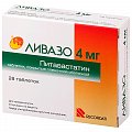 Купить ливазо, таблетки, покрытые пленочной оболочкой 4мг, 28 шт в Дзержинске