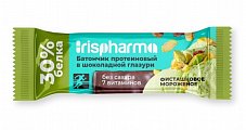 Купить ирисфарма (irispharma) батончик протеиновый 30% фисташковое мороженое в шоколадной глазури, 40г бад в Дзержинске