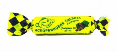 Купить аскорбиновая кислота с сахаром, таблетки со вкусом черники, 10 шт бад в Дзержинске