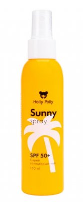 Купить holly polly (холли полли) sunny спрей солнцезащитный для лица и тела spf 50+, 150мл в Дзержинске