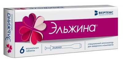 Купить эльжина, таблетки вагинальные 65000ме+500мг+3мг+100мг, 6 шт в Дзержинске