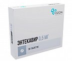 Купить энтекавир, таблетки, покрытые пленочной оболочкой 0,5мг, 30 шт бад в Дзержинске