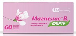 Купить магнелис в6 форте, таблетки, покрытые пленочной оболочкой 100мг+10мг, 60 шт в Дзержинске